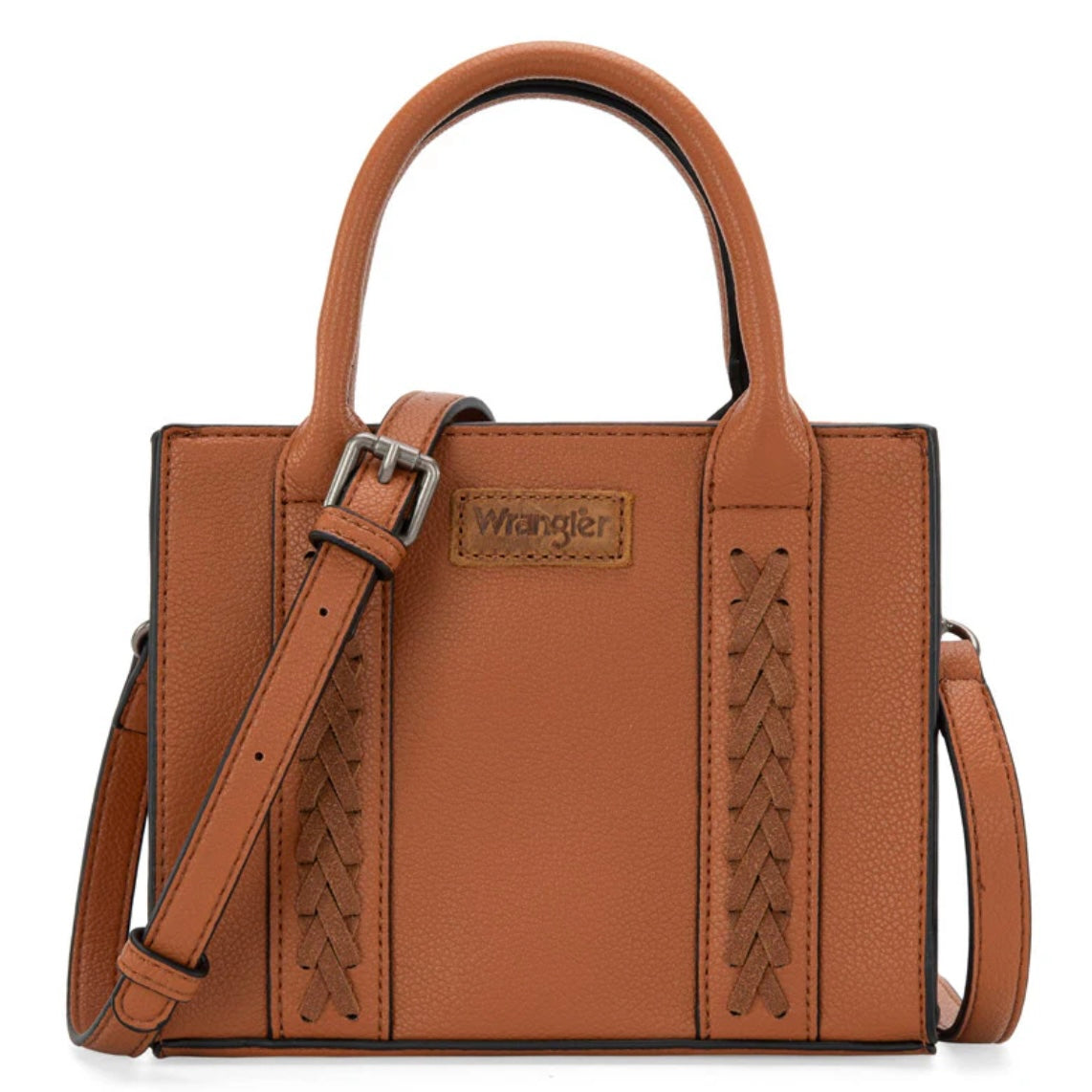 Wrangler Whipstitch Mini Tote/Crossbody - Brown