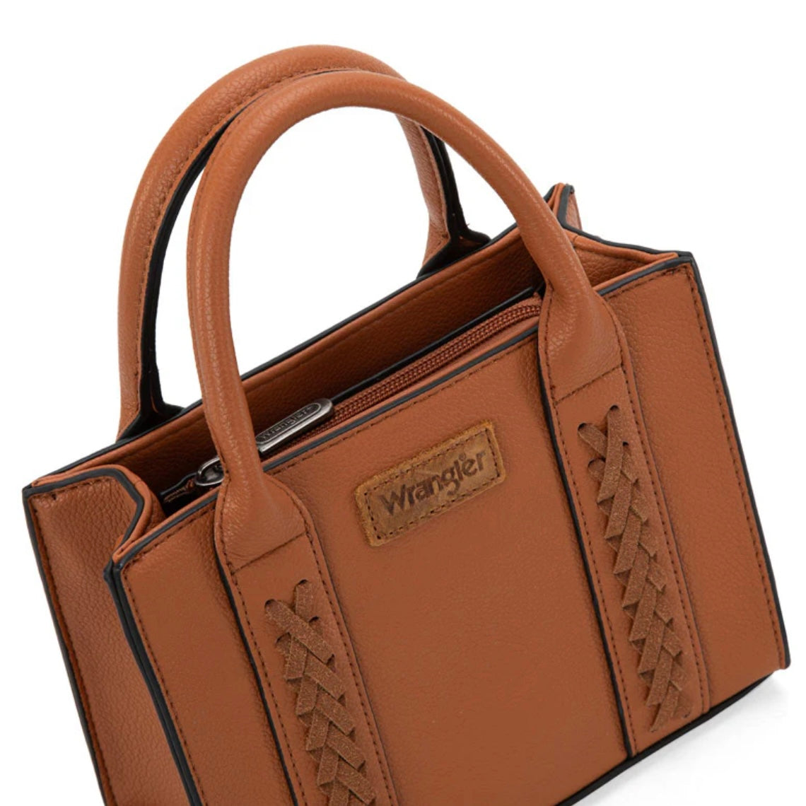 Wrangler Whipstitch Mini Tote/Crossbody - Brown