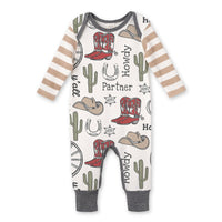 Baby Boy's Western Romper