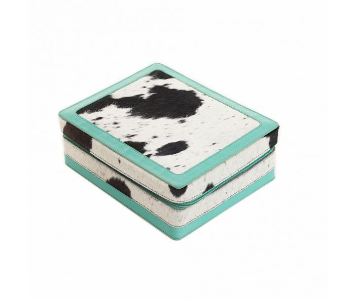 Tennison Charm Jewelry Box in Teal