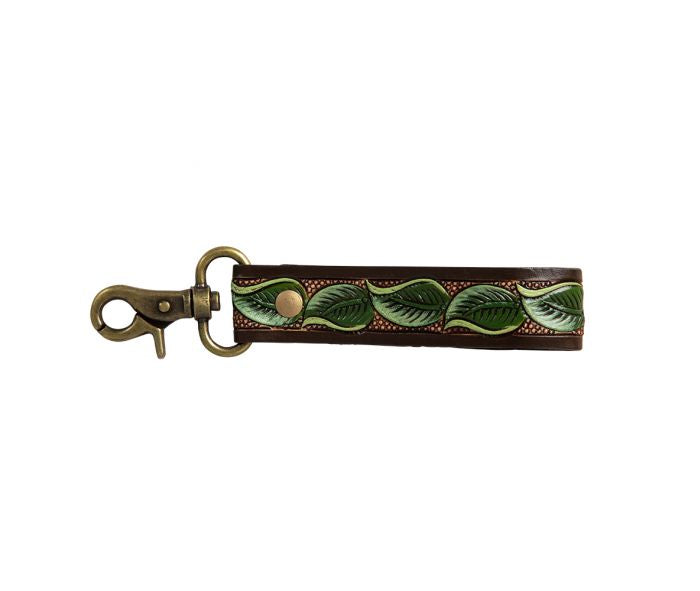 River Valley Hand-Tooled Key Fob
