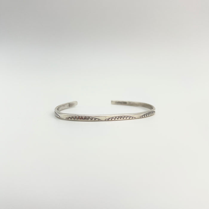 Patterned Sterling Silver Bracelet