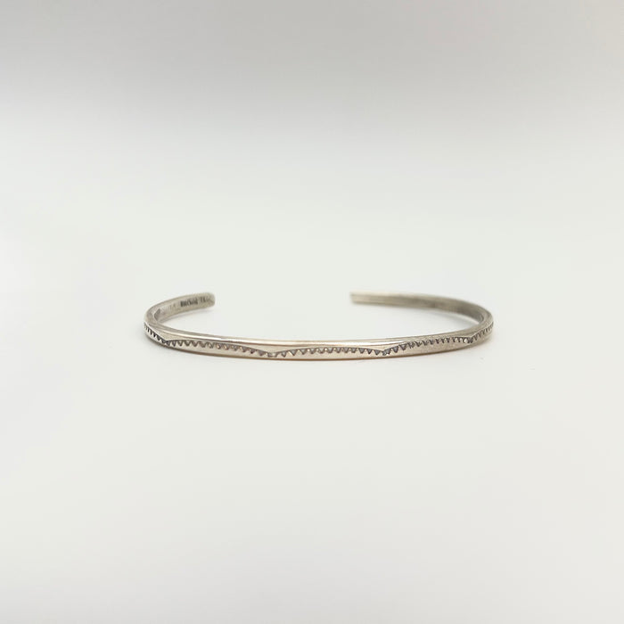 Patterned Sterling Silver Bracelet