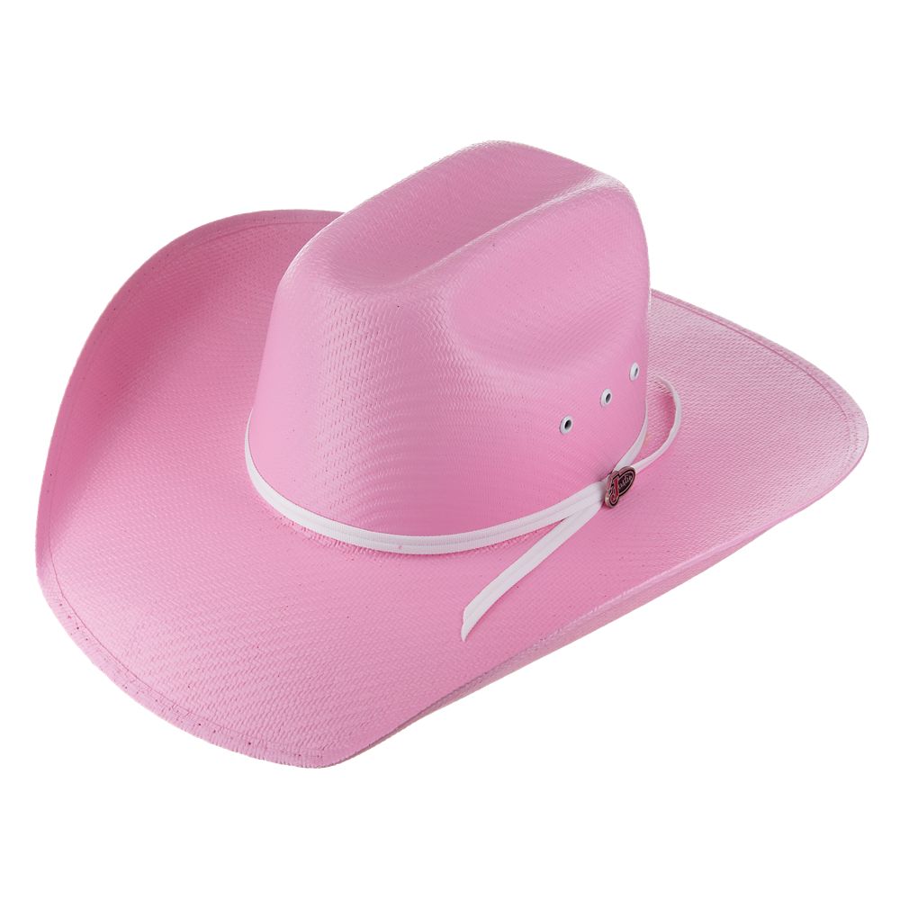 Youth Justin Annie Pink Cowboy Hat