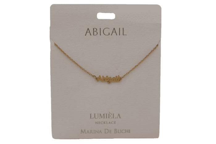 Abigail Name Necklace