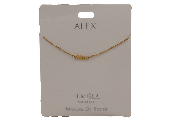 Alex Name Necklace