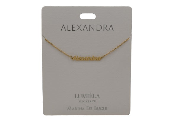 Alexandra Name Necklace