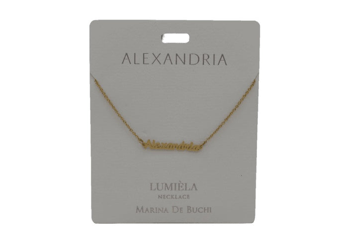 Alexandria Name Necklace