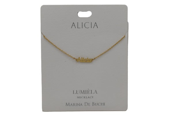 Alicia Name Necklace