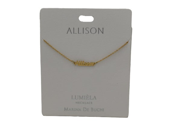 Allison Name Necklace