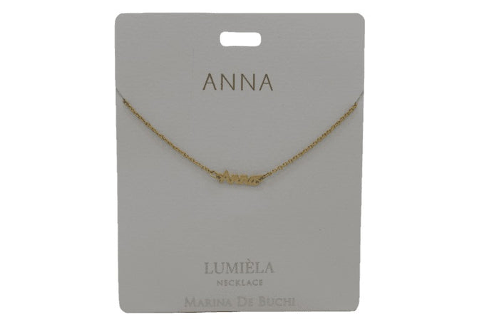 Anna Name Necklace