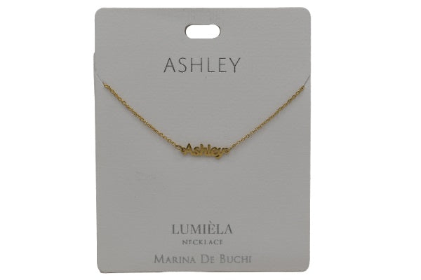 Ashley Name Necklace
