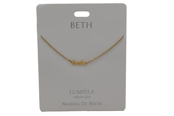 Name Necklaces - B’s