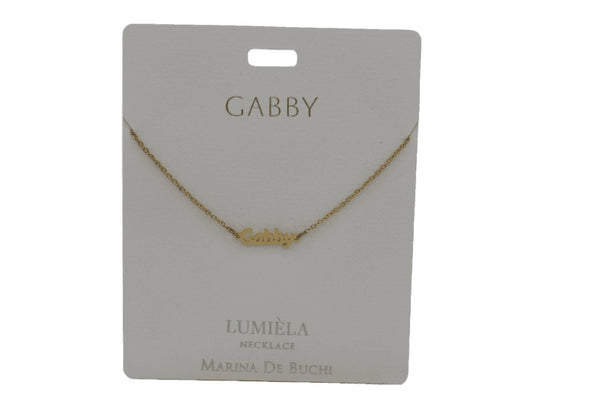 Name Necklace - G’s