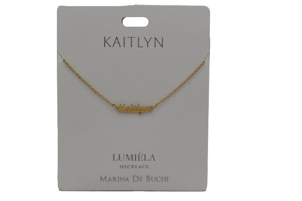 Name Necklace - K’s