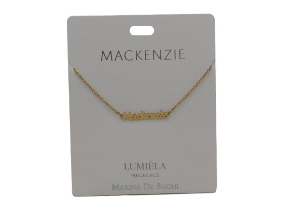 Name Necklace - M’s