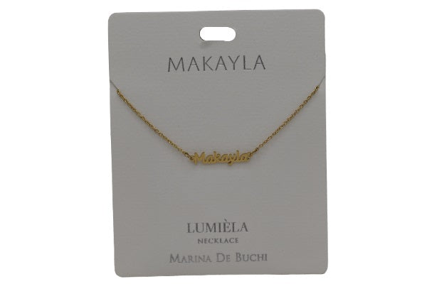 Name Necklace - M’s