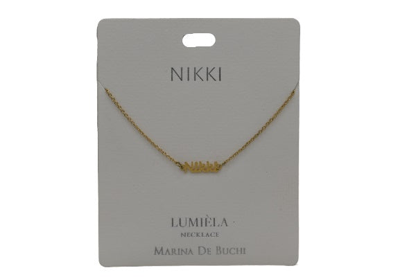 Name Necklace - N’s