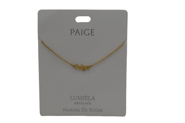 Name Necklace - P’s