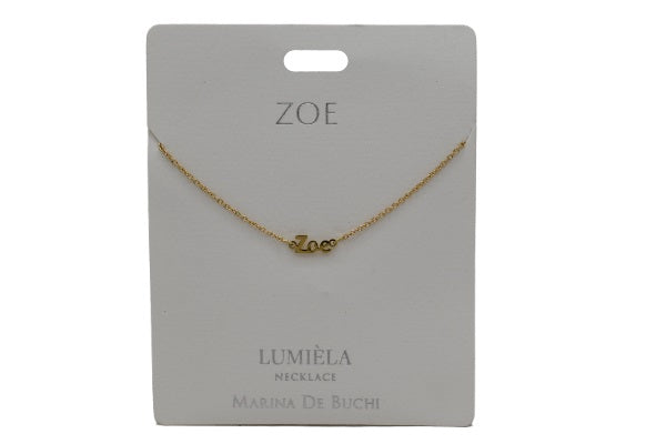 Name Necklace - Zoe