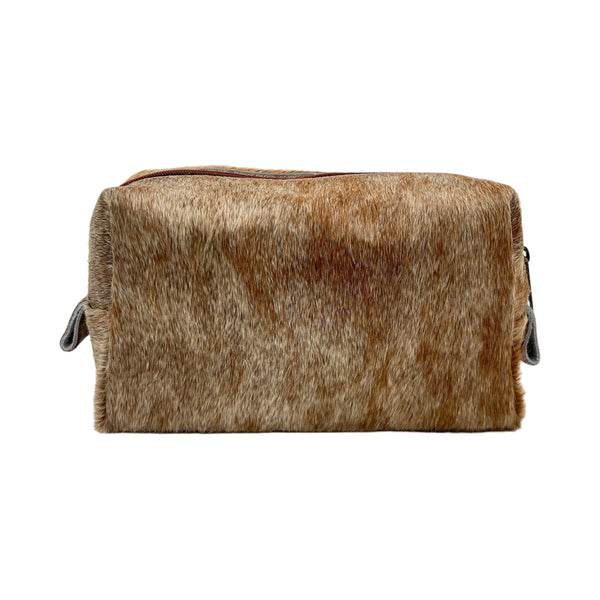 Cowhide Cosmetic Bag