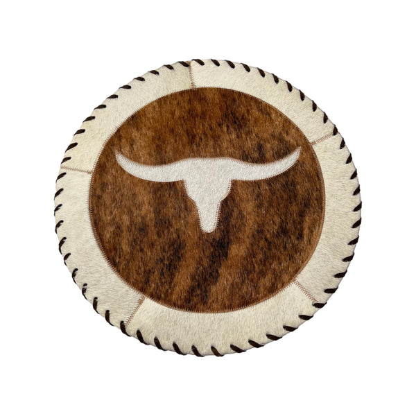 Cowhide 16" Placemats - Longhorn