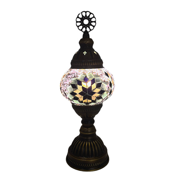 Small Handmade Turkish Lamps - Pink/Purple