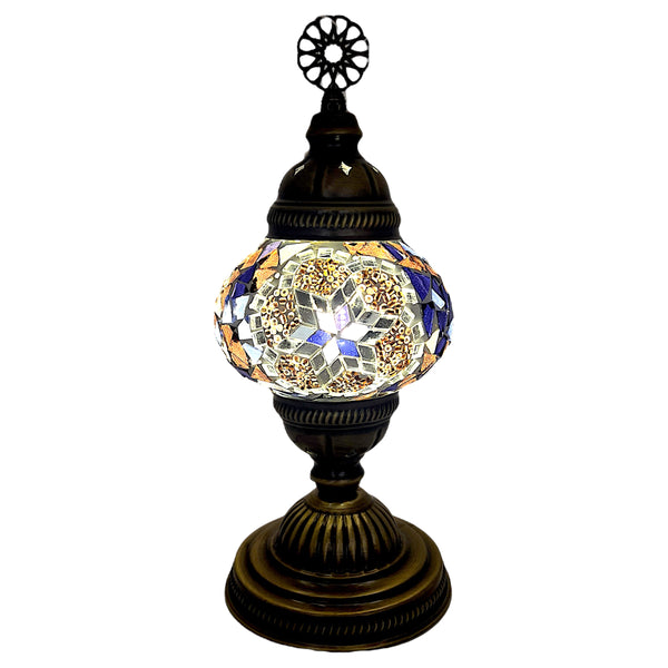 Medium Handmade Turkish Lamps - Purple 2