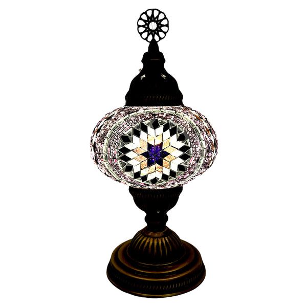 Handmade Turkish Table Lamps - Purple