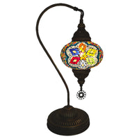 Large Handemade Half a Heart Turkish Lamps - Multicolor