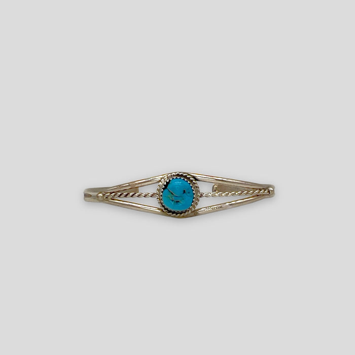 Native American Handcrafted Sterling Silver Turquoise Bracelet