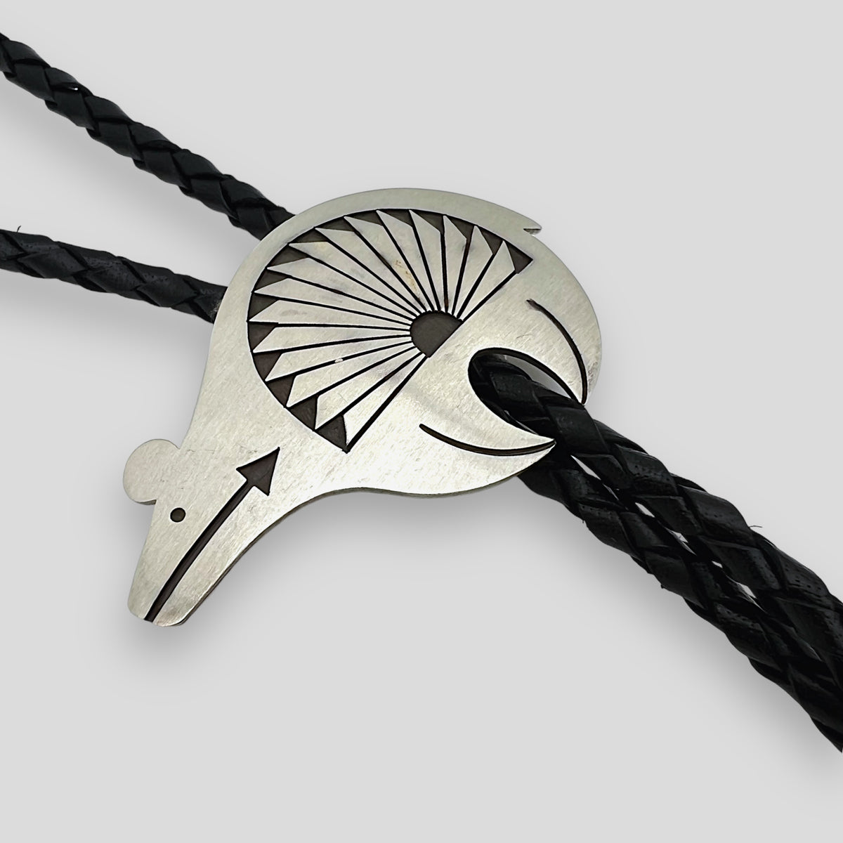 Vintage Hopi Bear Bolo Tie