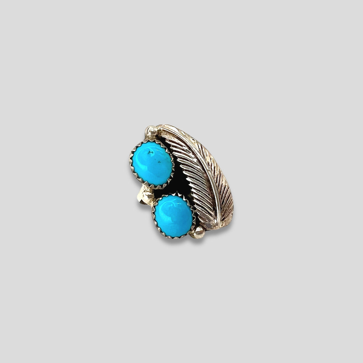 Vintage Turquoise and Sterling Silver Ring