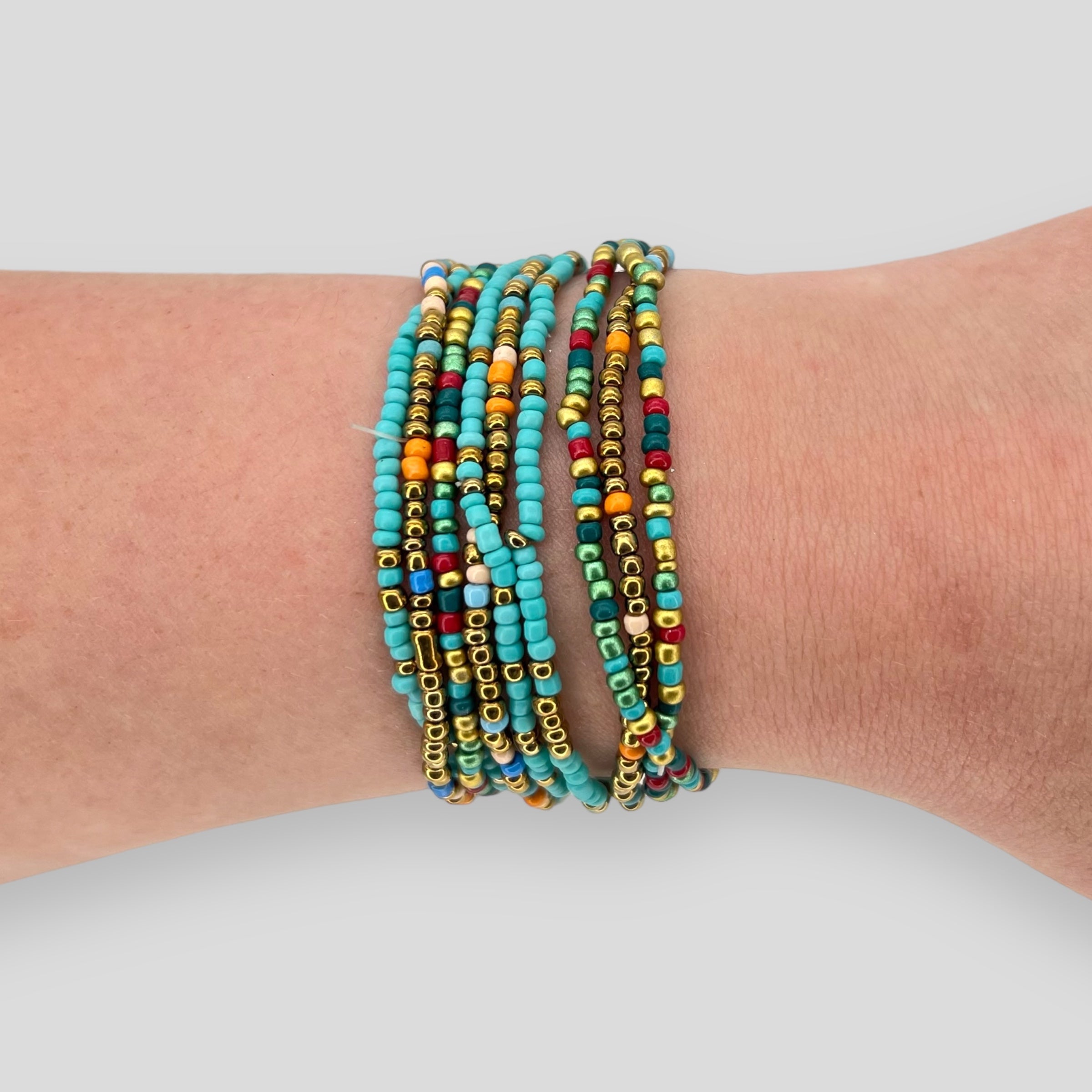 Stackable Beaded Bracelets – Drawnwest