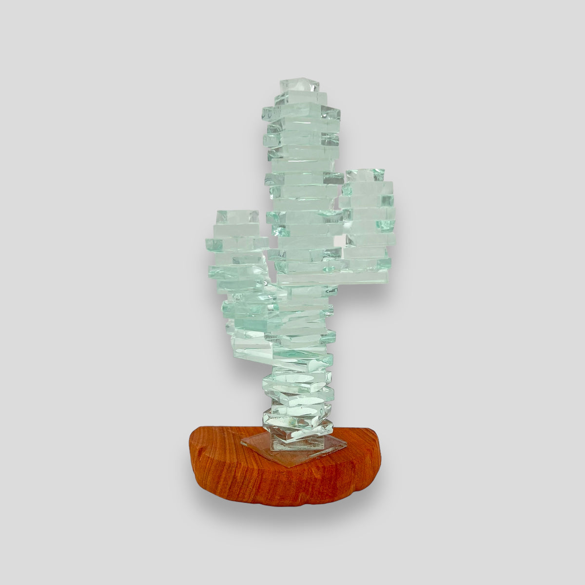 Prescott Arizona Three Arm Large Glass Cactus