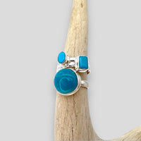 Small Turquoise and Sterling Silver Ring