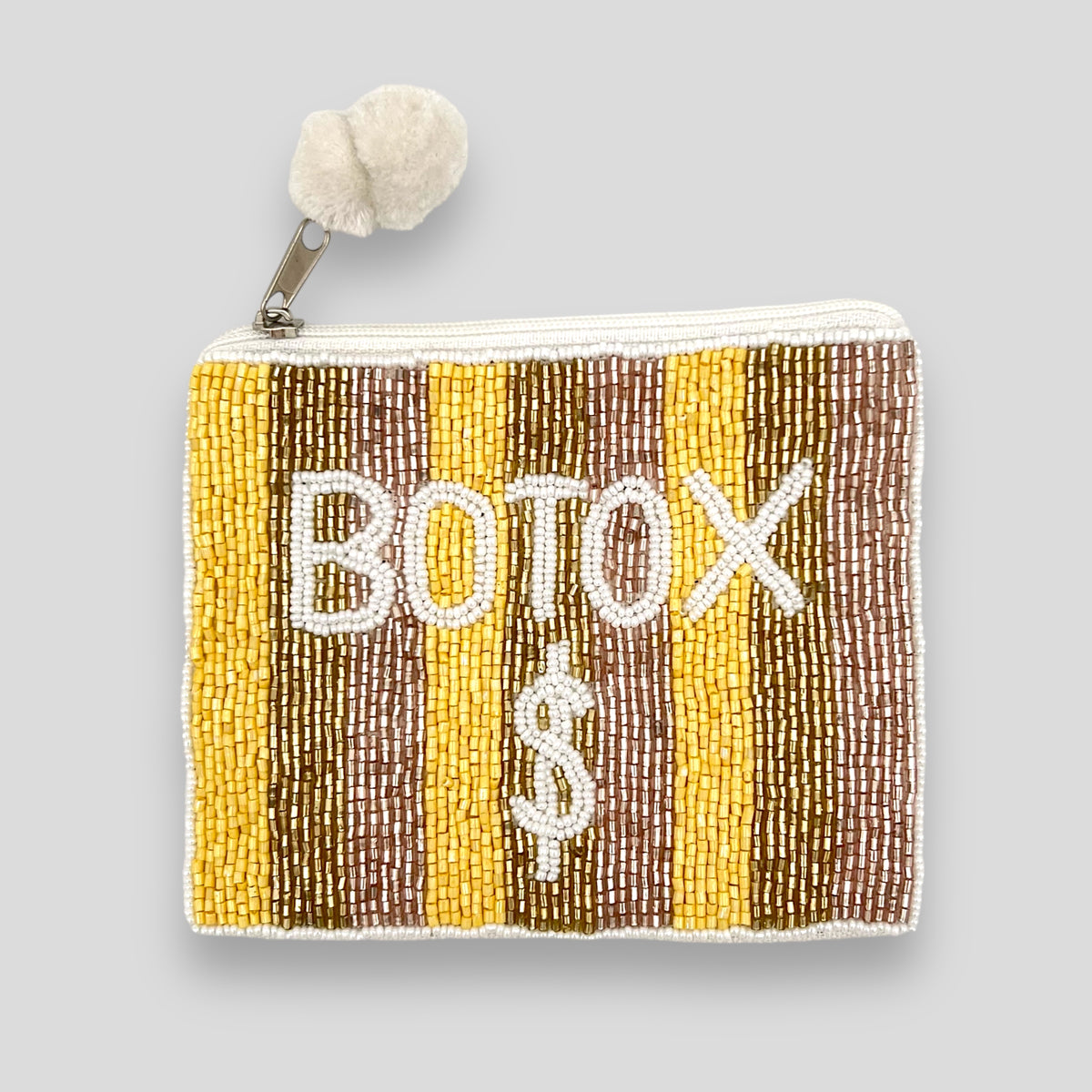 Botox $ Hand Beaded Pouch