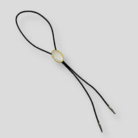 Silver and Gold Western Bolo Tie