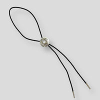 Silver Horseshoe Western Bolo Tie