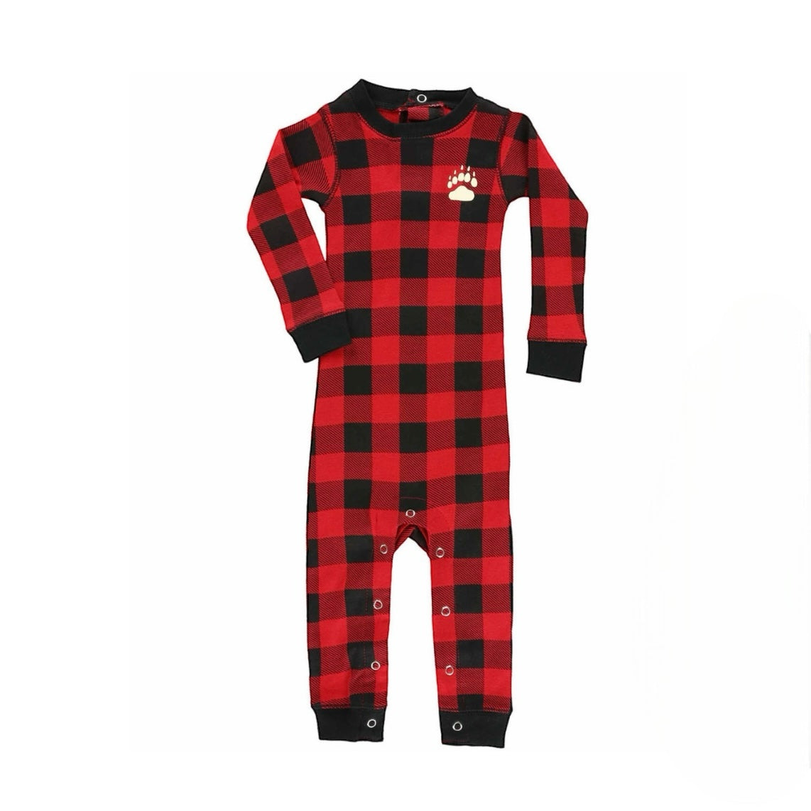 Bear Cheeks Infant Plaid Onesie Flapjack