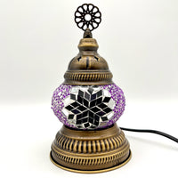 Mini Handmade Turkish Lamp - Purple