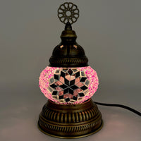 Mini Handmade Turkish Lamp - Purple