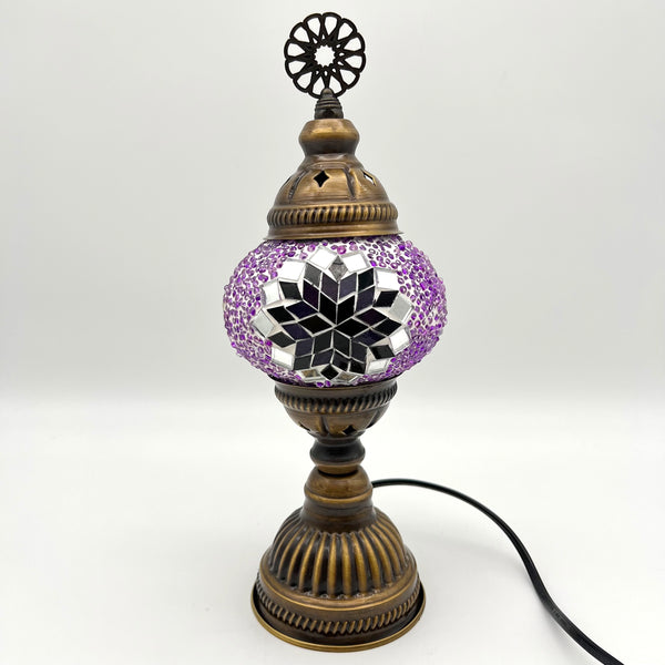 Small Handmade Turkish Lamps - Purple