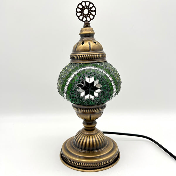 Medium Handmade Turkish Lamps - Green