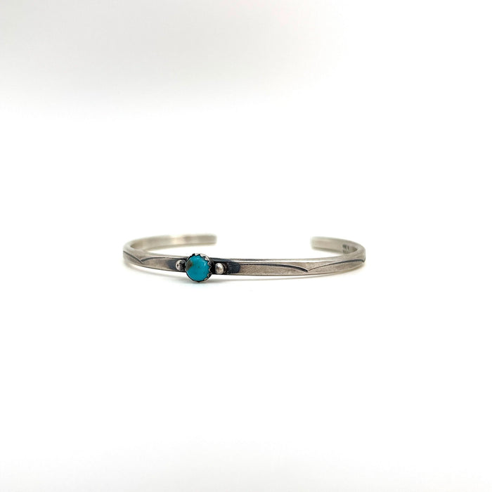 Handcrafted Turquoise and Sterling Silver Bracelet