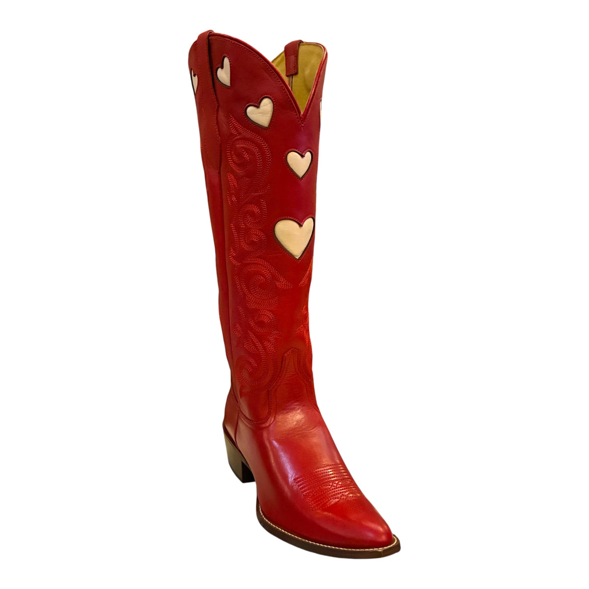 Women’s Justin Vera Heart Western Cowboy Boots