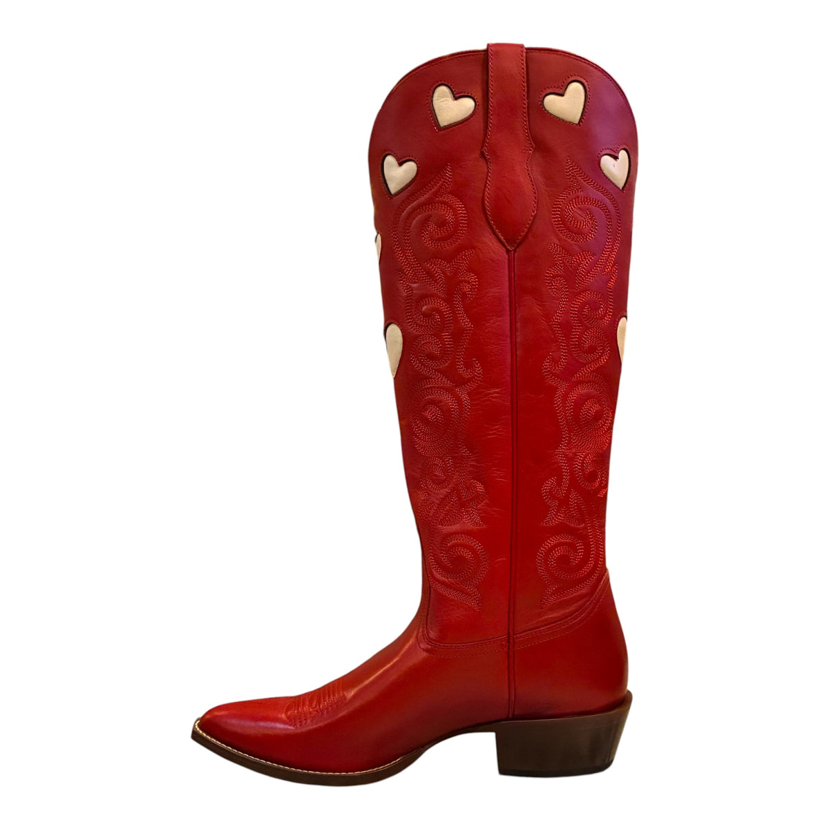Women’s Justin Vera Heart Western Cowboy Boots