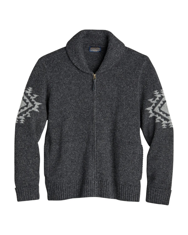 Pendleton Men's Chief Joseph Shetland Zip Cardigan