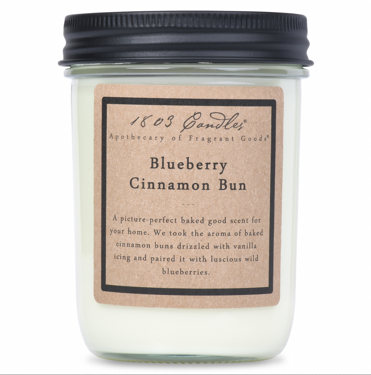 Blueberry Cinnamon Bun Soy Candle