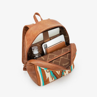 Wrangler Aztec Knitted Backpack - Brown